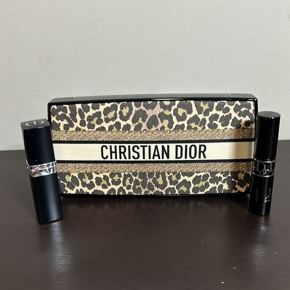 Christian Dior Makeup SET Limited Edition Eyeshadow Palette Mascara Lipstick NEW - Picture 3 of 9